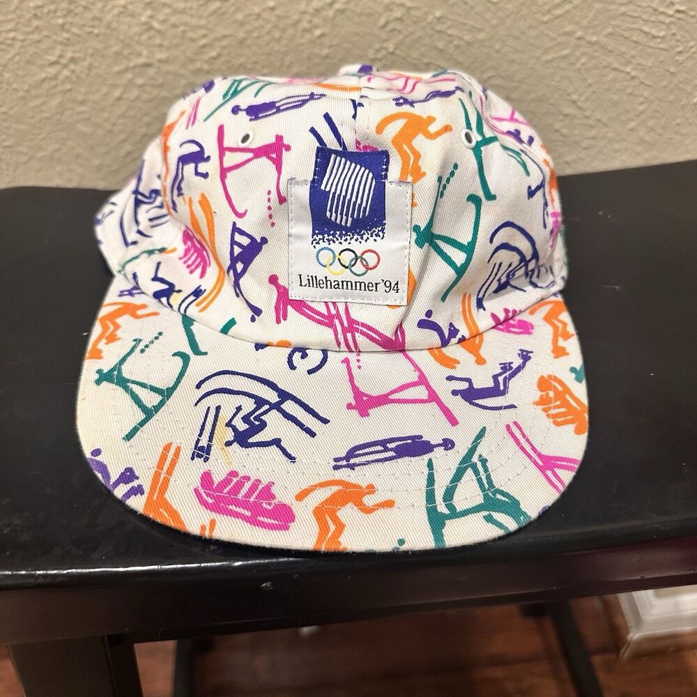 Vintage 1994 Official Lillehammer Olympics Hat -